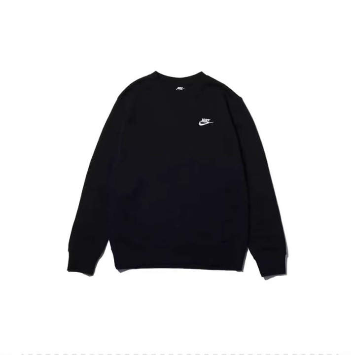Nike Nike Sweatshirts Men's Black Crew Neck Moderate Regular