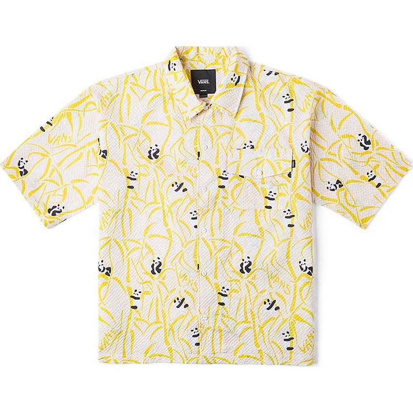 Vans Vans Shirts Unisex Yellow Lapel Moderate Other