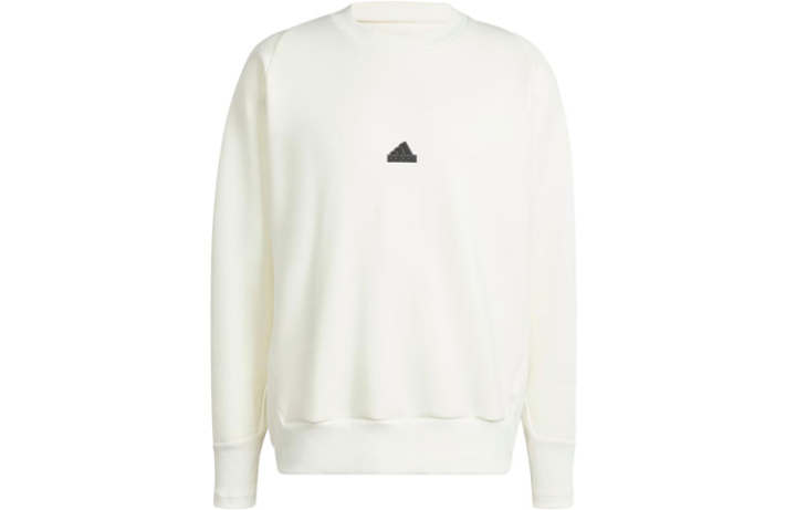 Adidas adidas Rubberised-logo Panelled Sweatshirt