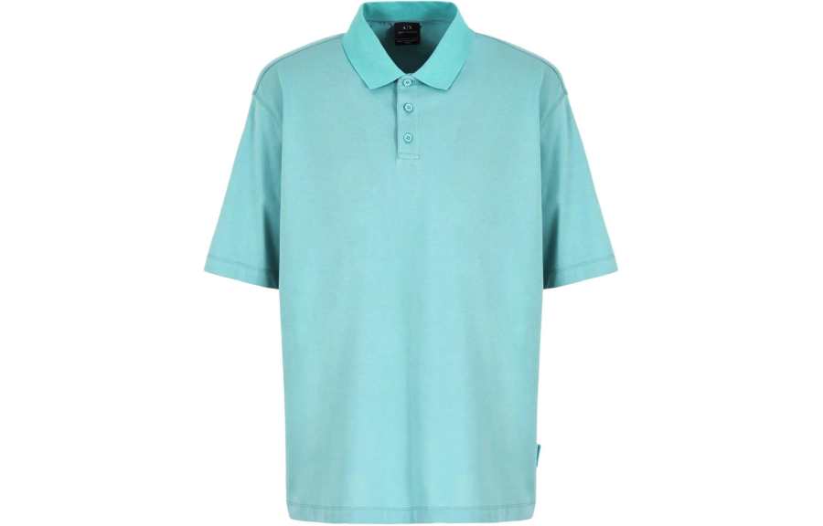 ARMANI EXCHANGE SS24 Polo Shirt Men's Lake Green