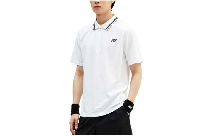New Balance New Balance Polo Shirt Men's White