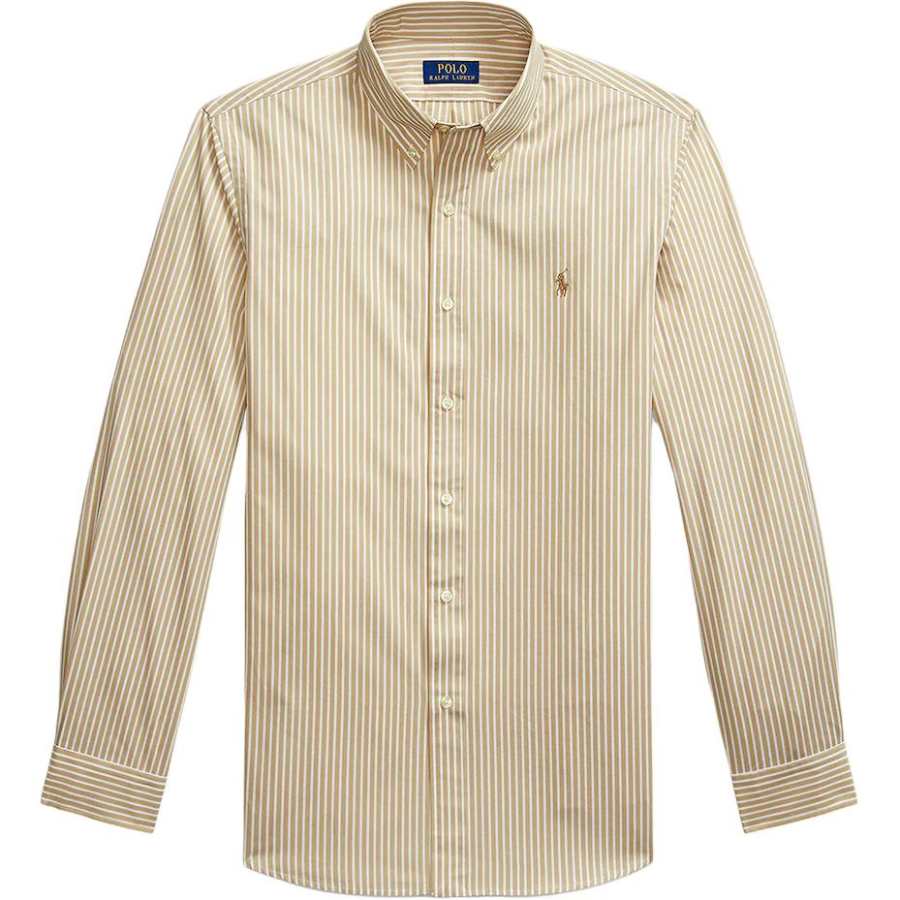 Polo Ralph Lauren Shirt Mixed Shipment Men's Coast Beige & White