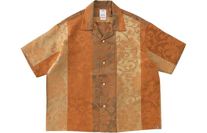 Visvim Shirts Men's Tan Pointed Collar Moderate Other