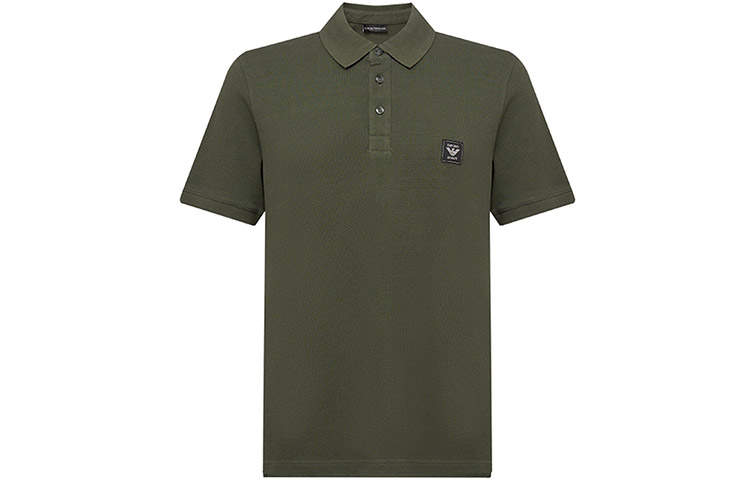EMPORIO ARMANI SS24 Polo Shirt Men's Army Green