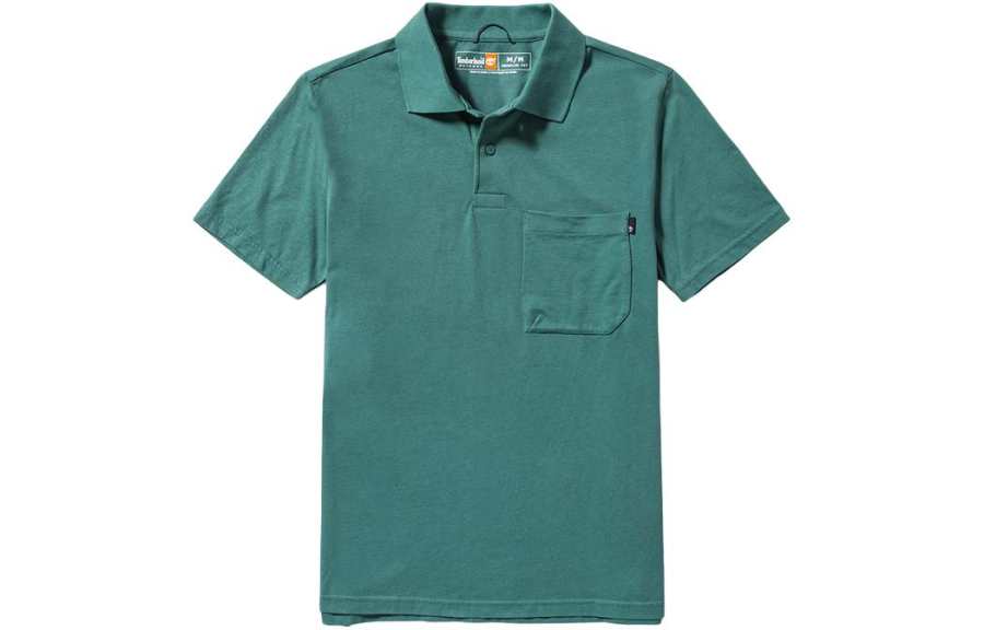 Timberland Polo Shirt Men's Blue Green