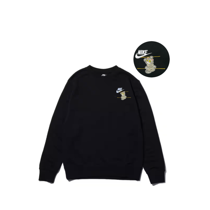 Nike Nike Sweatshirts Unisex Black Crew Neck Moderate Regular