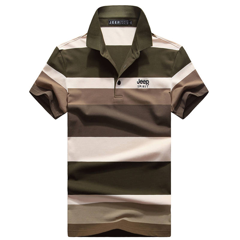 JEEP SPIRIT Polo Shirts Men's Polo Collar Thin Straight Fit