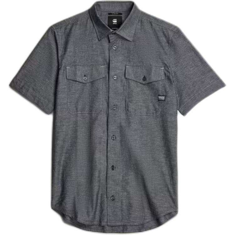 G-STAR RAW G STAR RAW Shirts Men's Gray Moderate Denim