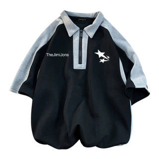 JIMI&JONS Polo Shirts Unisex Polo Collar Moderate Straight Fit