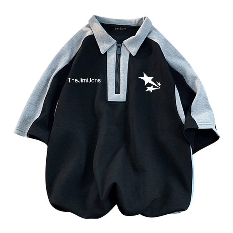 JIMI&JONS Polo Shirts Unisex Polo Collar Moderate Straight Fit