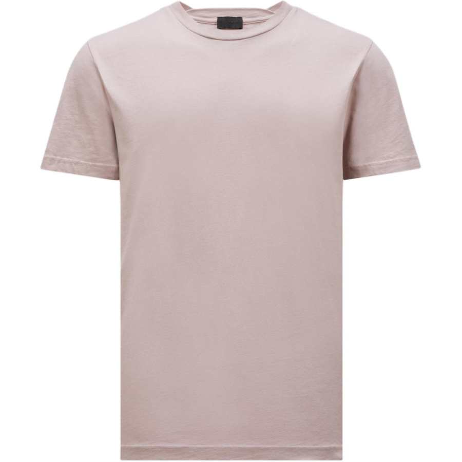 Moncler Moncler Logo patch Cotton T shirt