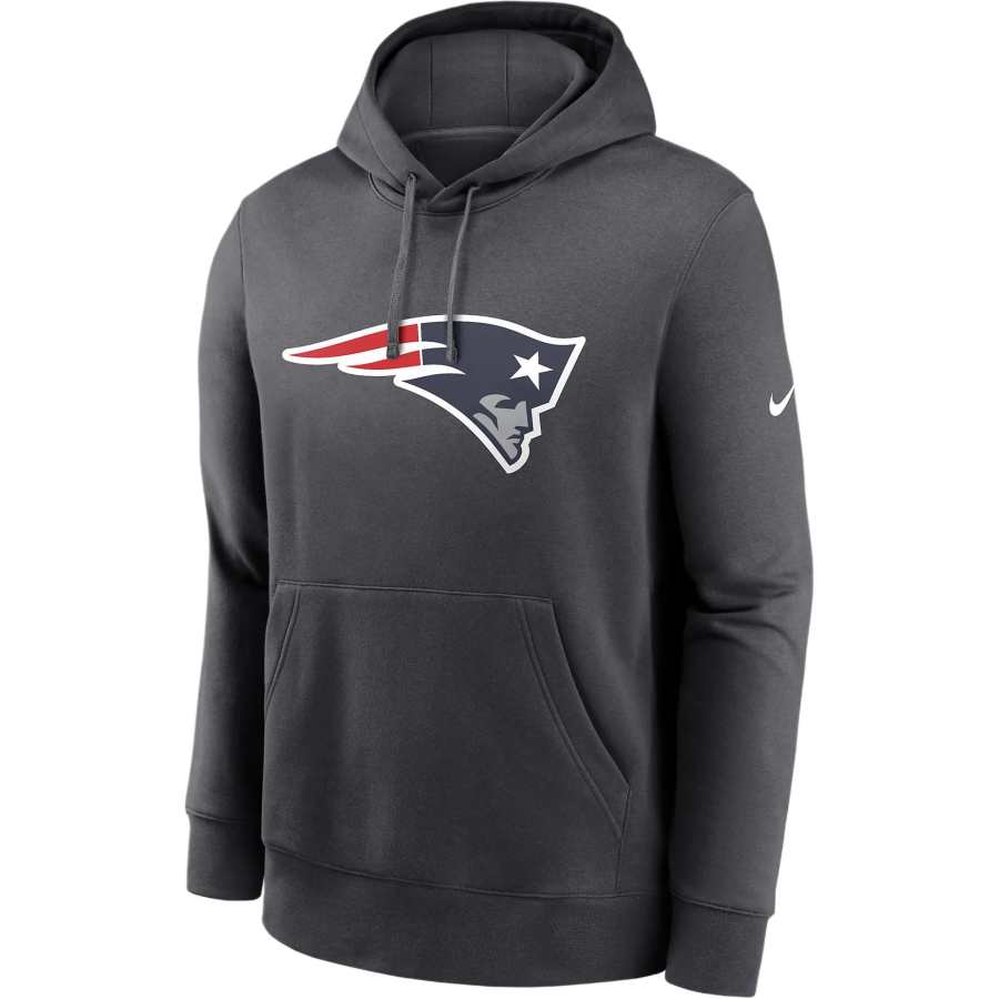 Nike Nike New England Patriots Club Logo Men's Nike Nfl Pullover Hoodie