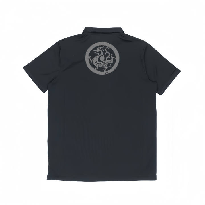 Nike Nike Polo Shirts Unisex Black Polo Collar Moderate Straight Fit