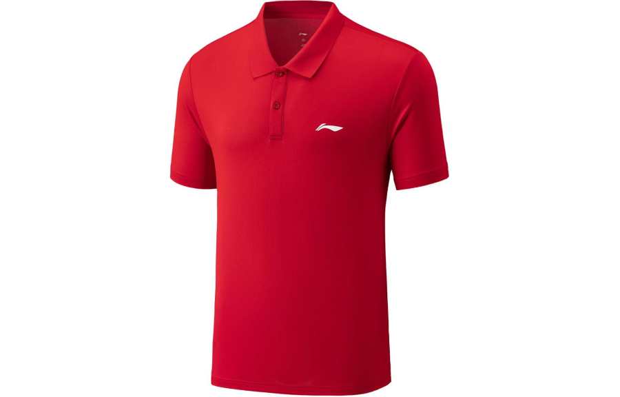 Li-Ning Li Ning Badminton Collection Polo Shirt Men's Bull Red