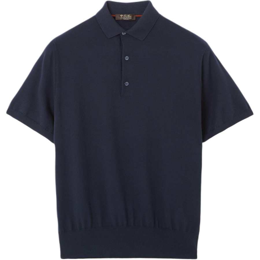 Loro Piana The Gift Of Kings Polo Shirt Men's Marine Blue