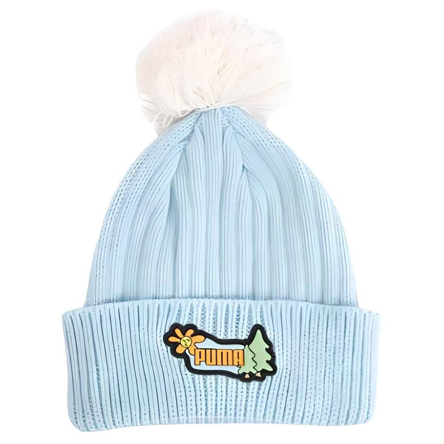 PUMA PUMA Acrylic Beanies Kids' Silver Gray/Camel