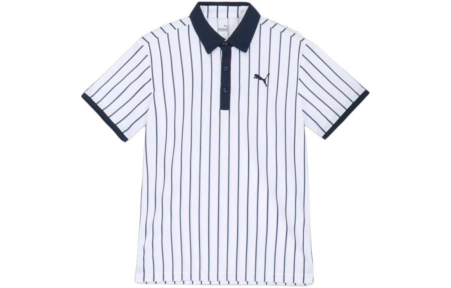 PUMA PUMA AOP Polo Shirt Men's White