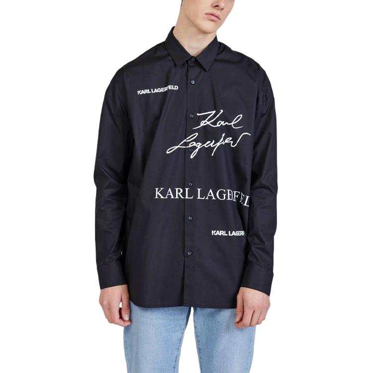 KARL LAGERFELD / Karl Lagerfeld Jeans Shirt Men's Black