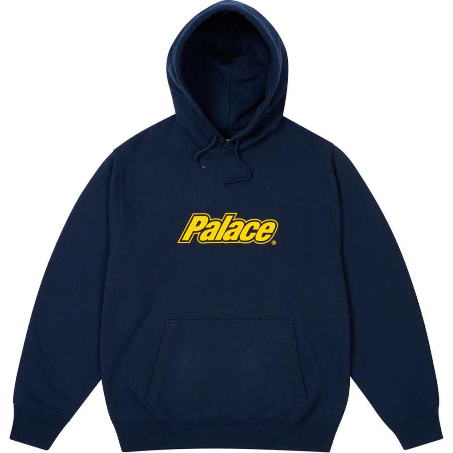 PALACE PALACE Border Logo Hood
