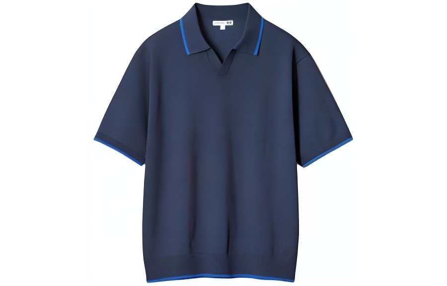 UNIQLO Jw Anderson Co Branded Series Polo Shirt Men's Dark Blue