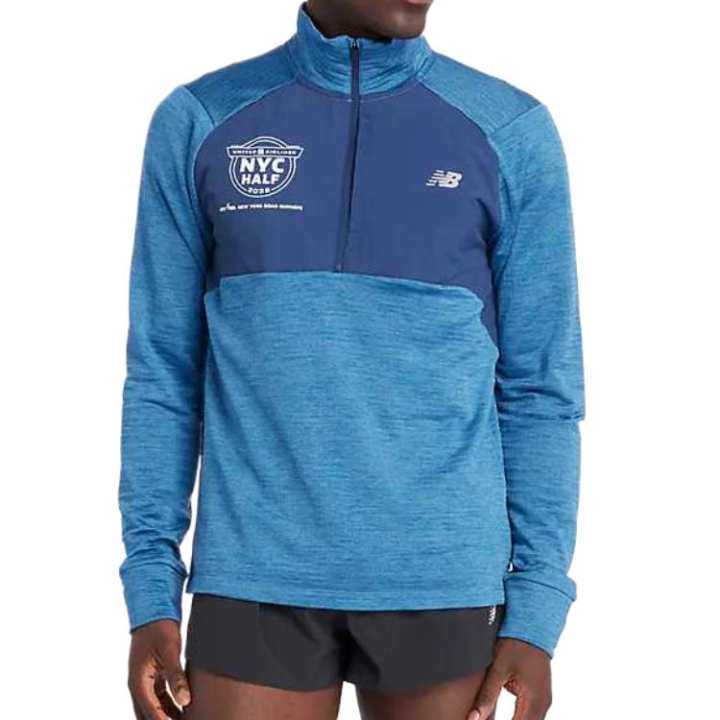 New Balance New Balance Heat Grid Sweatshirt Men's Blue