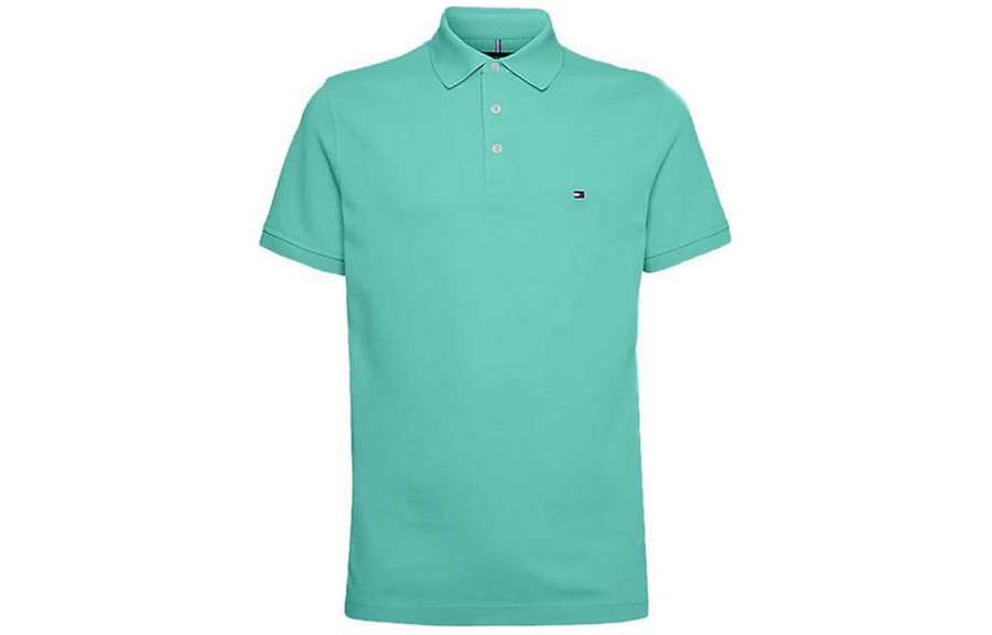 Tommy Hilfiger Polo Shirt Men's Mint Green