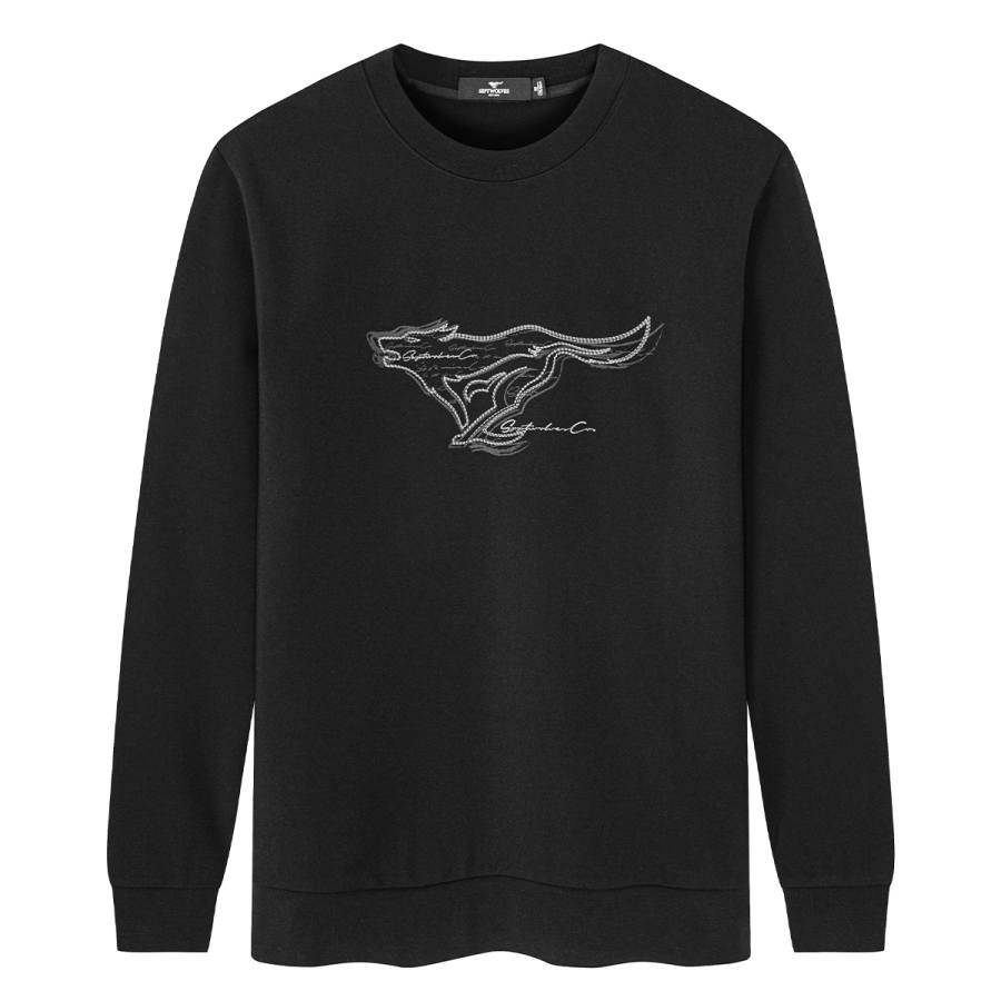 SEPTWOLVES SEPTWOLVES Sweatshirt Men's 101 Navy Blue