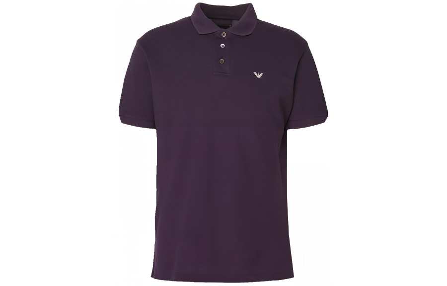EMPORIO ARMANI Polo Shirt Men's Purple