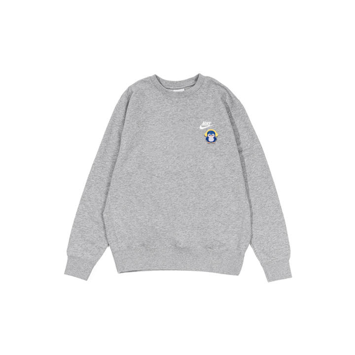 Nike Nike Sweatshirts Men's Gray Crew Neck Moderate Regular