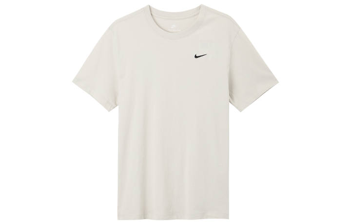 Nike Nike T Shirts Men's Light Bone Crew Neck Moderate