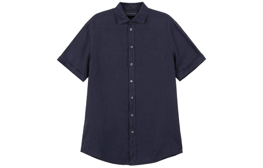 EMPORIO ARMANI Shirts Men's Lapel Moderate Shirt