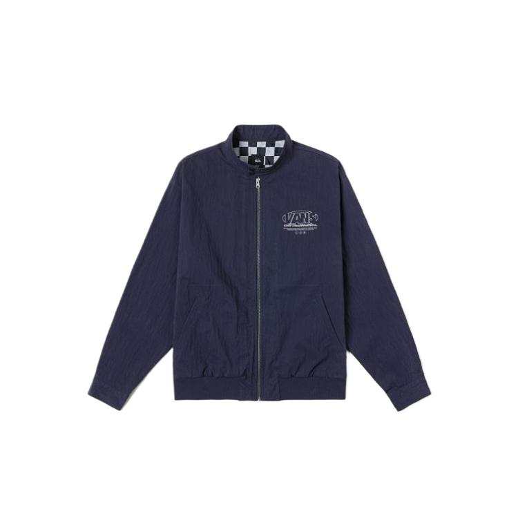Vans Vans Jackets Men's Night Blue Stand Collar Thin Other