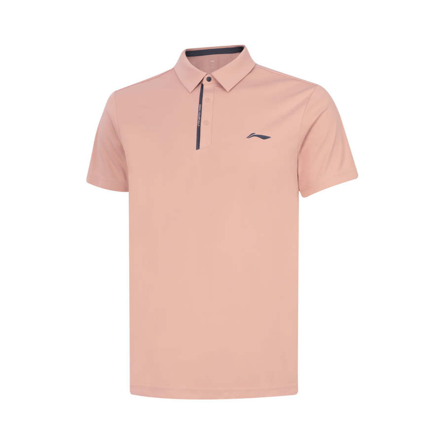 Li-Ning Li Ning Polo Shirt Men's New Mist Rose Pink