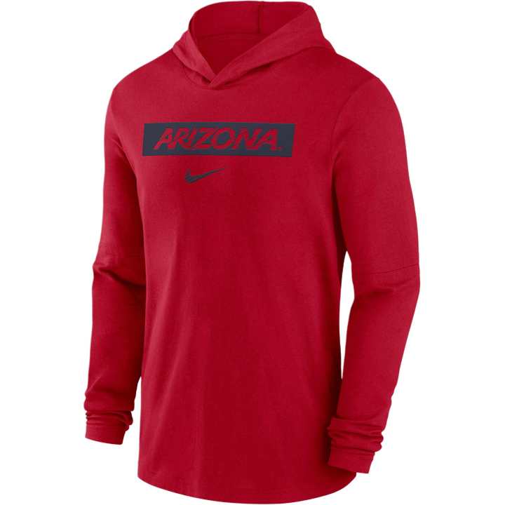 Nike Nike Arizona Wildcats Sideline Men's Nike Dri FIT College Long Sleeve Hooded Top