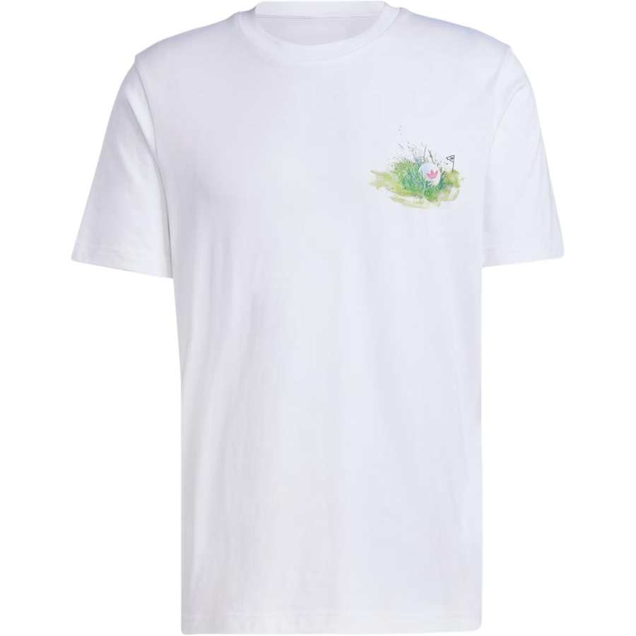 Adidas Adidas T Shirts Men's White Crew Neck Moderate
