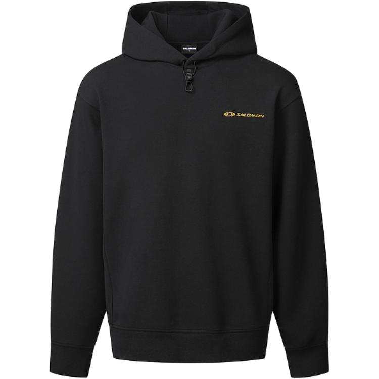 SALOMON Hoodie M Sweatshirt Men's Black