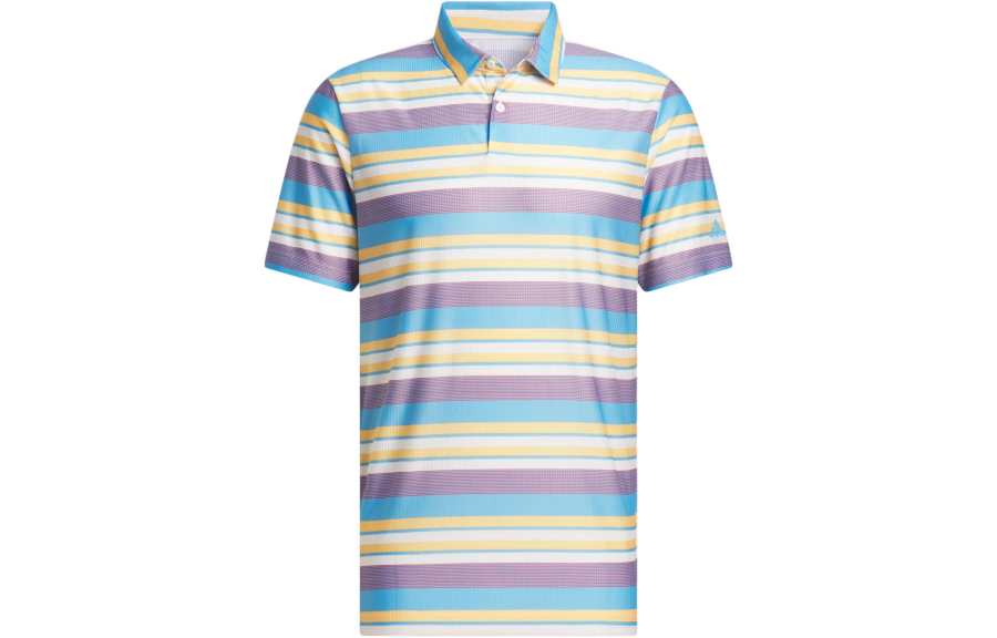 Adidas Adidas Ultimate365 Heat.Rdy Stripe Polo Shirt Polo Shirt Men's Blue Purple
