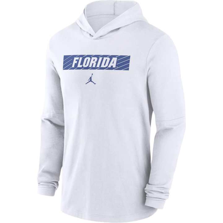 Jordan JORDAN Florida Gators Sideline Men's JORDAN Dri-FIT College Long-Sleeve Hooded Top