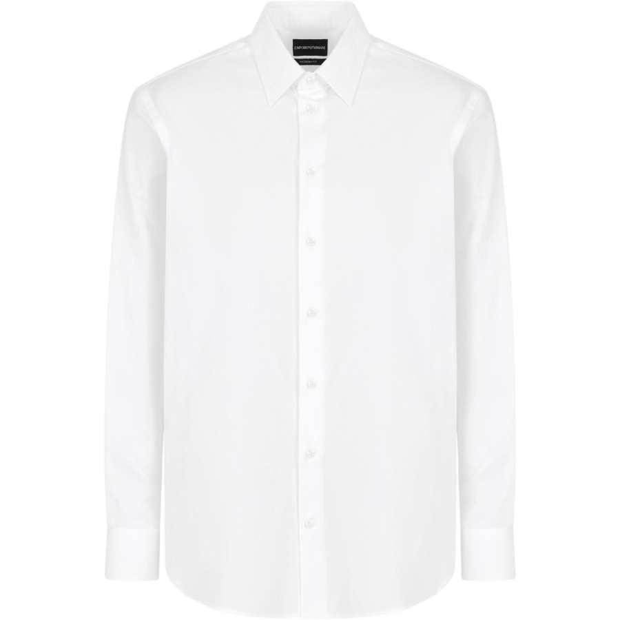 EMPORIO ARMANI Soft finish Micro armure Cotton Shirt