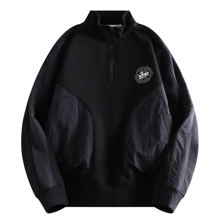 Jeep Jeep Sweatshirts Men's Stand Collar Moderate Regular
