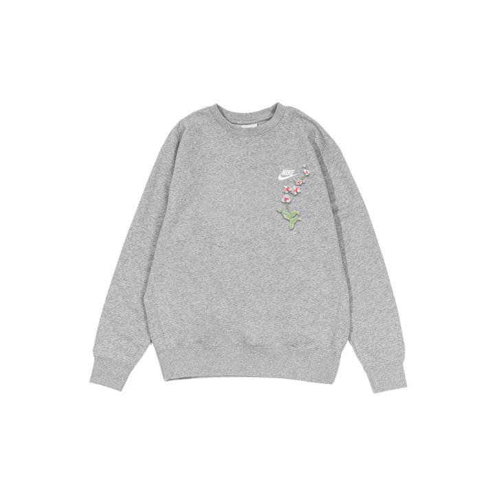 Nike Nike Sweatshirts Men's Gray Crew Neck Moderate Regular