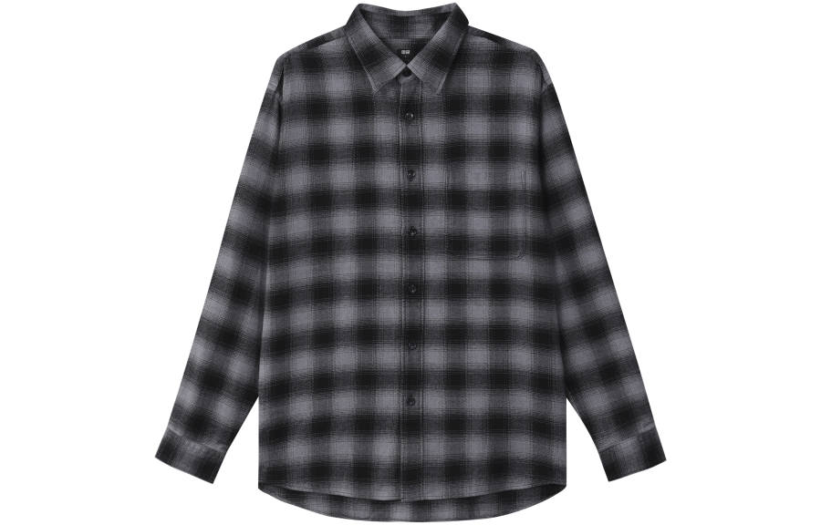 UNIQLO Shirt Men's Asphalt Gray