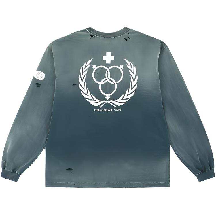 GRAILZ PROJECT G/R 2024 Sweatshirts Unisex Turquoise Crew Neck Moderate