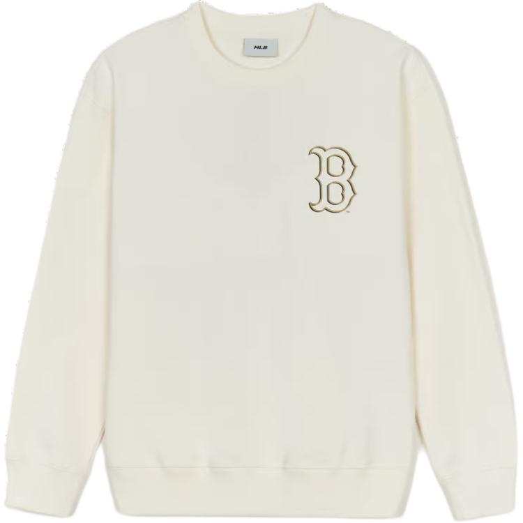 MLB MLB Basic Mega Boston Red Sox Sweatshirt Unisex Cream