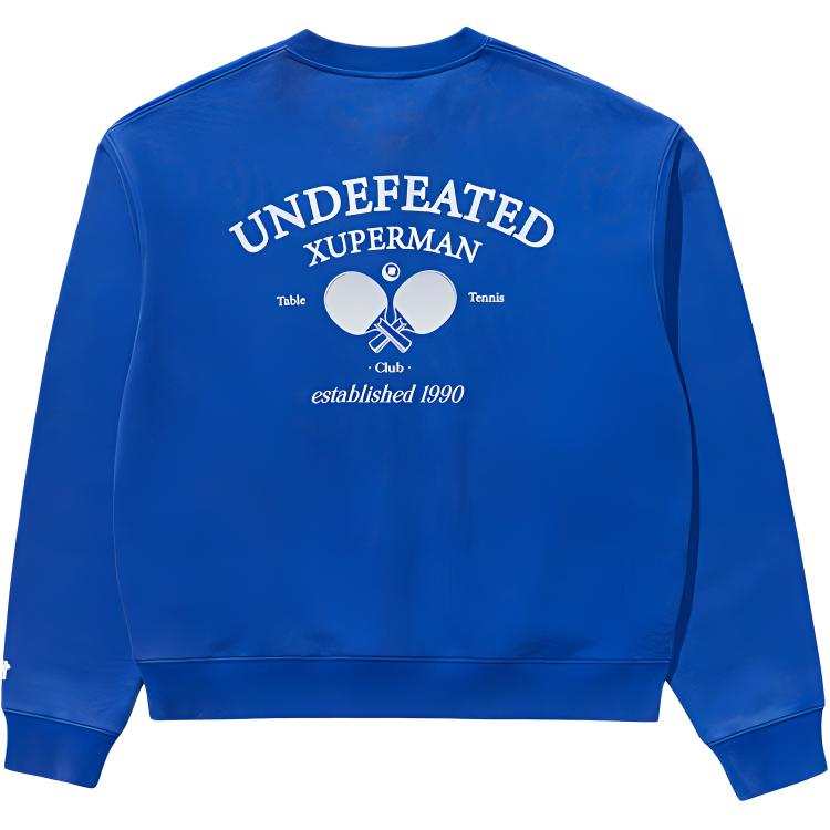 UNDEFEATED Xuperman Collaboration Sweatshirts Unisex Henry Collar Moderate Regular