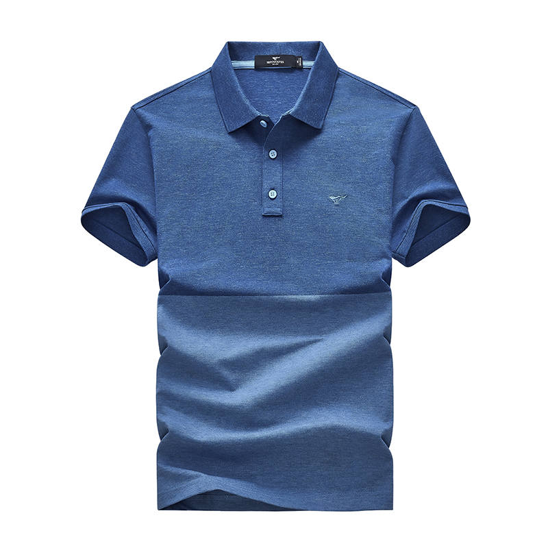 SEPTWOLVES Polo Shirts Men's Lapel Moderate Straight Fit