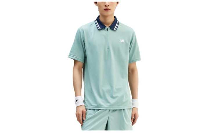 New Balance New Balance Polo Shirt Men's Light Blue