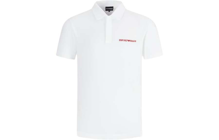 EMPORIO ARMANI SS24 Polo Shirt Men's White