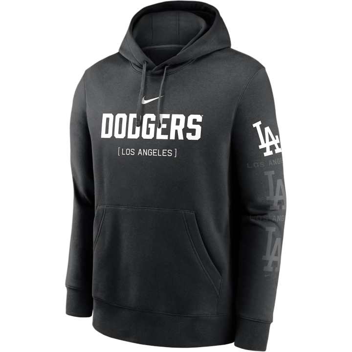 Nike Nike Los Angeles Dodgers Fashion Club Men's Nike Mlb Pullover Hoodie