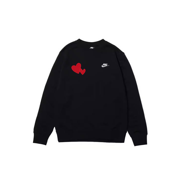 Nike Nike Sweatshirts Men's Black Crew Neck Moderate Regular